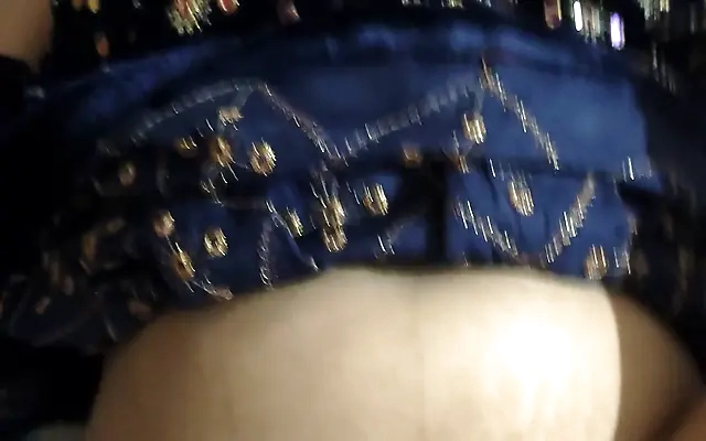 Lover have cum inside my pussy while I riding on hubby cock bareback. Double vaginal penetration