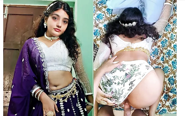 Arrange Marriage Suhagrat Indian Village Culture Frist Night Homemade Newly Married Couple
